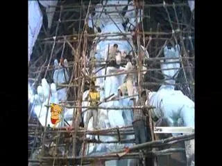 79 Foot Ganesh ECO Idol in Gajuwaka - Sakshi