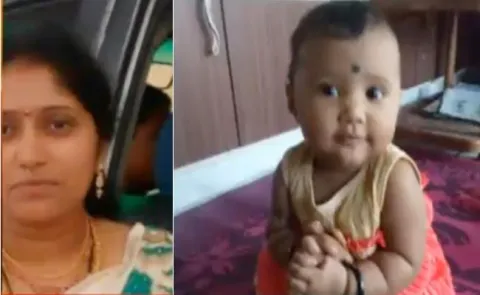 woman commits suicide along with daughter in hyderabad - Sakshi