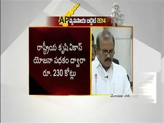 andhra pradesh agriculture budget 2014 speech Part -2 - Sakshi