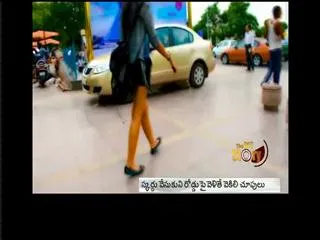 Special Story : Woman problems while walking through roads - Sakshi
