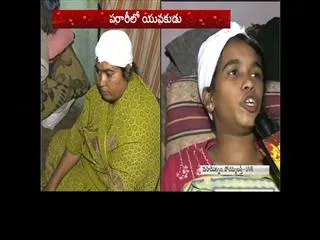 Husband attack on Wife,Mother-in-law in Mehidipatanam - Sakshi