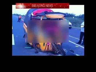 two killed in road accident, 11 injured - Sakshi