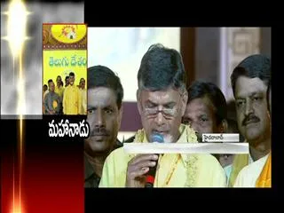 Chandrababu Naidu elected as National President of TDP - Sakshi