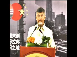 Chandrababu industrial conference in China - Sakshi