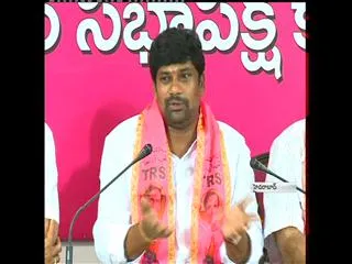 Vote for Note: Vote for Note: MP Balka Suman takes on Chandrababu Naidu - Sakshi