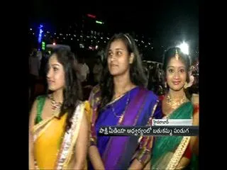 bathukamma celebrations in shilparamam - Sakshi