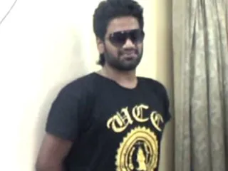 Ganta Srinivas Son Ravi Teja Arrested Making Violence in shamshabad airport - Sakshi