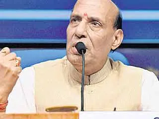No one can give warning to India: Rajnath Singh - Sakshi