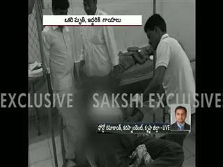 Fire crackers blast in Machilipatnam - Sakshi