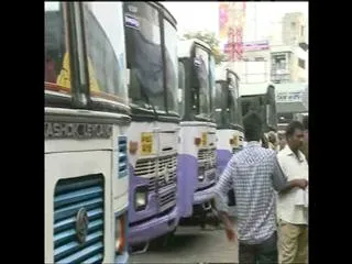 Rtc Unions Strike Continuous Second Day - Sakshi
