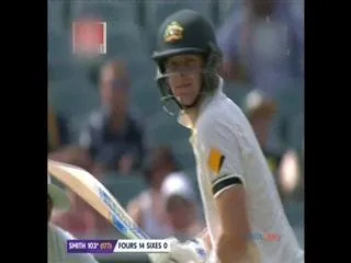 steven smith hits ton, clark on the way in adelaide test - Sakshi