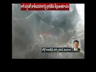 Cotton lorry burnt in krishna district - Sakshi