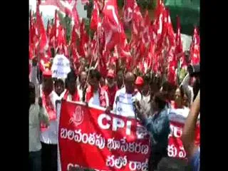 CPI Attempt to Siege Raj Bhavan - Sakshi