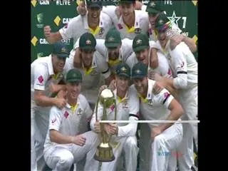 Australia wins test series - Sakshi