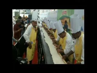 Hyderabad breaks world record of the longest Dosa - Sakshi