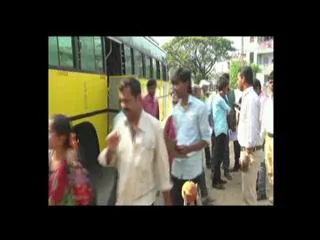 RTC Strike - Students face problems to attend Eamcet Exam - Sakshi