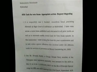 Highcourt lawyer Janardan Gowd complaints to ED on Cash For Vote - Sakshi