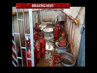 fire-accident-in-annavaram-temple - Sakshi