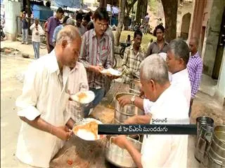 GHMC Launches Rs 5 Meal Scheme - Sakshi