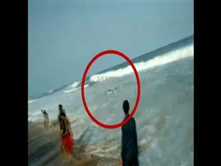 Guards saves student's life in Visakhapatnam RK beach - Sakshi
