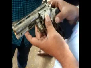 Gun found in Dustbin - Sakshi