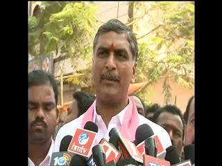 We will not alliance with Congress, Says Harish Rao - Sakshi