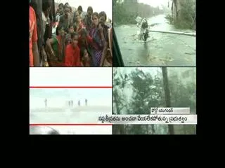 The headline show discussion on Cyclone Hudhud tears into Visakhapatnam at 195kmph - Sakshi