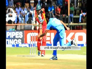 India's victory in the third match - Sakshi