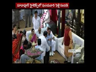 YS jagan mohan reddy attend manchu manoj wedding - Sakshi