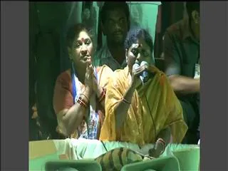 ys vijayamma's speech in jangareddygudem jana bheri - Sakshi