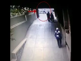 CC Camera footage shows man involved in KBR Park firings - Sakshi