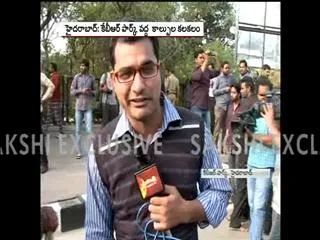 Unidentified miscreant opens fire on Aurobindo pharma vice president - Sakshi