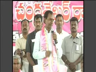 KCR Speech in Mothe - Sakshi