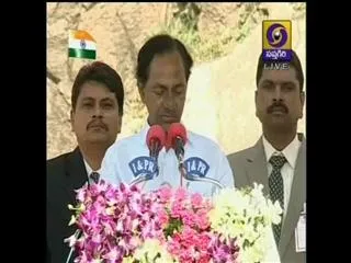 KCR speech on Independence Day celebrations - Sakshi