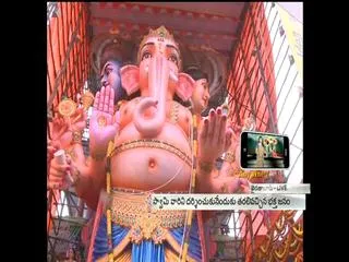 Khairatabad Ganesh to be 60 feet tall to mark 60th year of installation - Sakshi