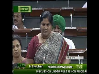 kothapalli-geetha-first-speech-in-lok-sabha - Sakshi