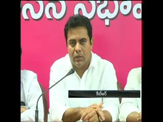 KTR speaks to media on Pension - Sakshi