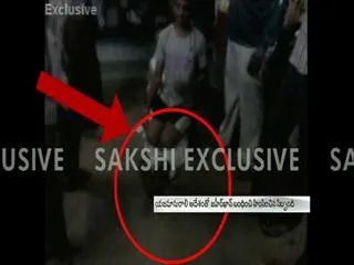 Man heavily beaten up by Petrol Bunk Staff - Sakshi