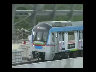 Hyderabad Metro tests Trial Run - Sakshi