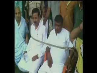 Villagers tie up BSP MLA - Sakshi