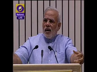 Narendra Modi launches Jan Dhan Yojana - Sakshi