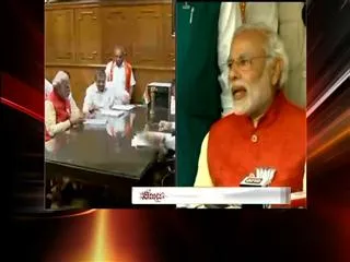 Election 2014: Narendra Modi files nomination from Vadodara - Sakshi