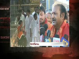 Mohan Babu Visits Tirumala - Sakshi