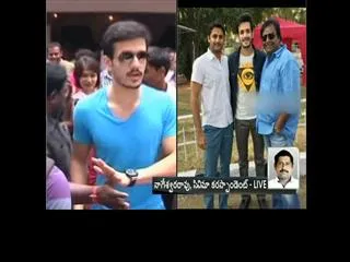 akhil akkineni debut movie launched with a simply ceremony - Sakshi