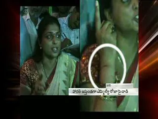 Attack on Nagari YSRCP MLA RK Roja - Sakshi