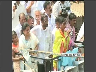 ys vijayamma's speech in padmanabham janabheri - Sakshi
