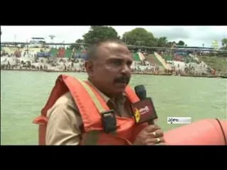 Godavari Pushkaralu 2015 || NDRF Security at Parnashala in Khammam - Sakshi