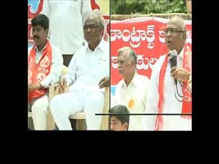 Oposition Parties fire on KCR Government over Muncipal Employees Strike - Sakshi