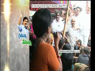 'Chandrababu is planning to cut the hands of Farmers': AP Region Farmers - Sakshi