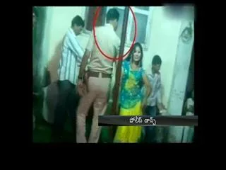 Caught on Camera : Police officers caught dancing in work areas - Sakshi